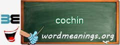 WordMeaning blackboard for cochin